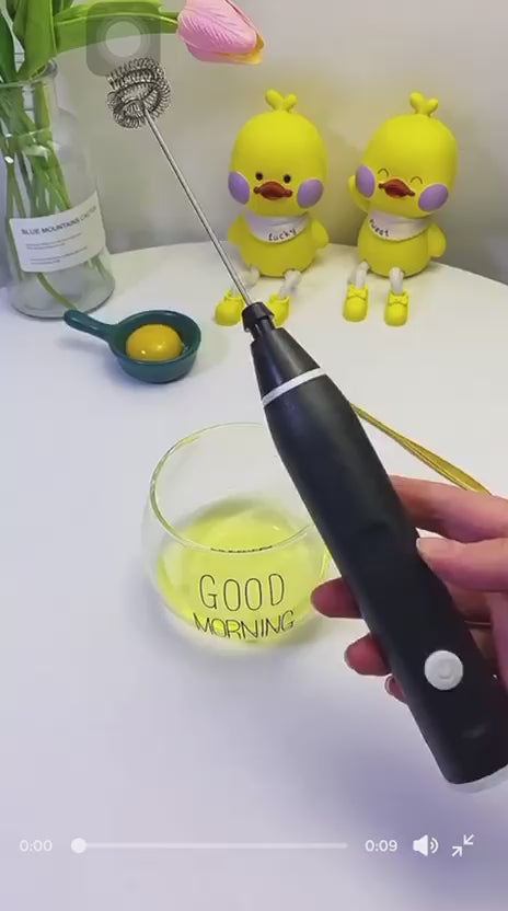 Coffee beater - 2 in 1 high quality electric coffee beater and grinder rechargeable